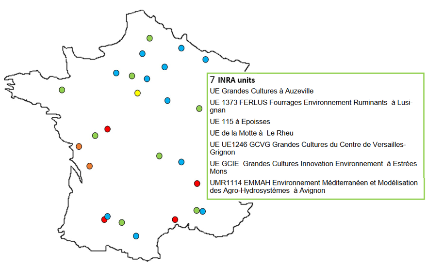 Location of the Quasaprove network